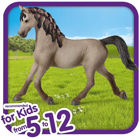 Horse Club Figurina Cavalla Araba, Grigio - Foto 5