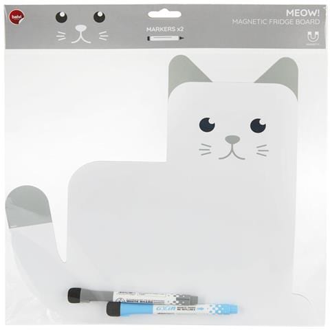 Magnetic Fridgeboard Meow! With 2 Markers - Foto 2
