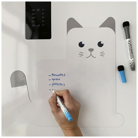Magnetic Fridgeboard Meow! With 2 Markers - Foto 4