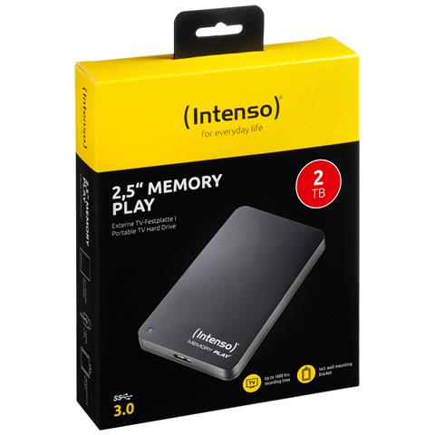 Festplatte 2TB USB 3.0 6.35cm 2.5'' schwarz - Festplatte - 2,5\" disco rigido esterno Nero - Foto 2