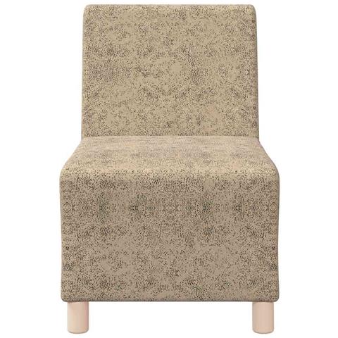 Divano Sedia Grigio Chiaro 55 cm in Similpelle Scamosciata - Foto 2
