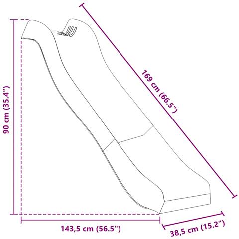 Set da Gioco da Esterno in Legno Massello di Abete Bianco e Blu - Foto 9