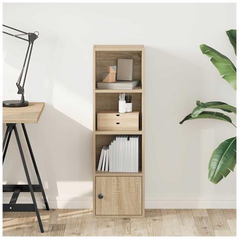 Libreria Rovere Sonoma 31x24x102 Cm In Legno Multistrato - Foto 3