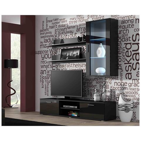 SOHO POL CZ scaffale Mensola galleggiante A muro Truciolato Nero - Foto 2