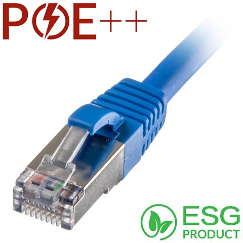 65-4015B cavo di rete Blu 1,5 m Cat6a S /FTP (S-STP) - Foto 1