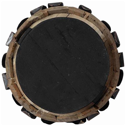 Albero di Natale Marrone 90 cm Legno massello di teak - Foto 9