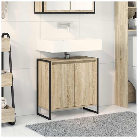 Mobile da Bagno Sonoma 60 x 30 x 60 cm Legno multistrato - Foto 2