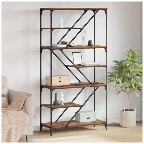 Libreria Legno vecchio 91 x 36 x 176 cm Legno multistrato - Foto 2