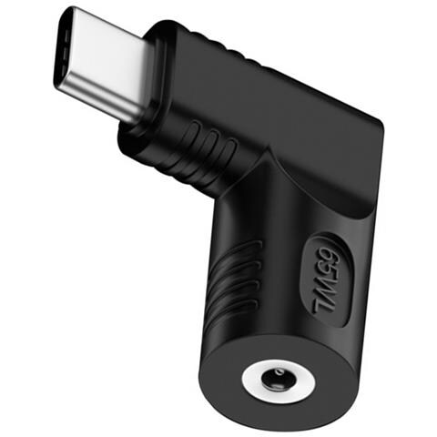 Adattatore Da Dc Femmina A Usb Type-c Maschio A Forma Di L Da 65w - Convertitore Power Delivery - Foto 4