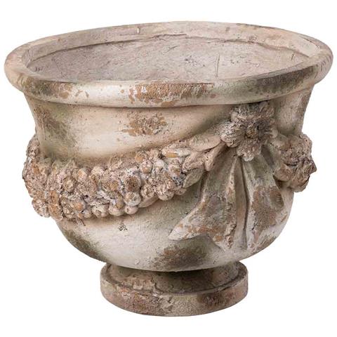Fioriera Decorativa Color Pietra, 40x40x31h Cm - Foto 1