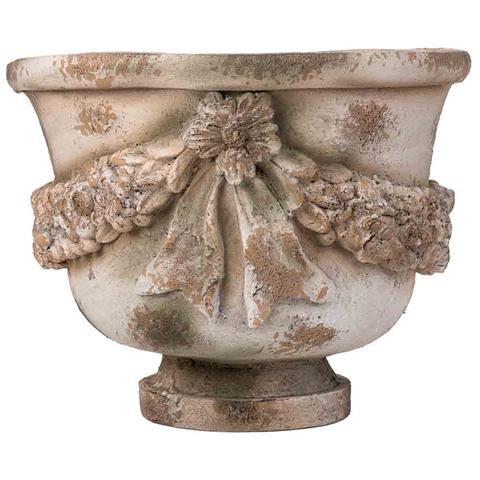 Fioriera Decorativa Color Pietra, 40x40x31h Cm - Foto 2