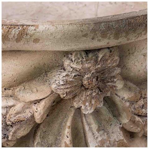 Fioriera Decorativa Color Pietra, 40x40x31h Cm - Foto 7