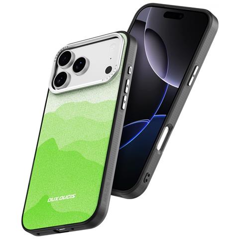 Cover per iPhone 17 Pro Max - TPU+PC+Pelle /PU, Verde, MagSafe - Foto 4