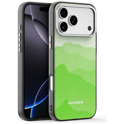 Cover per iPhone 17 Pro Max - TPU+PC+Pelle /PU, Verde, MagSafe - Foto 1