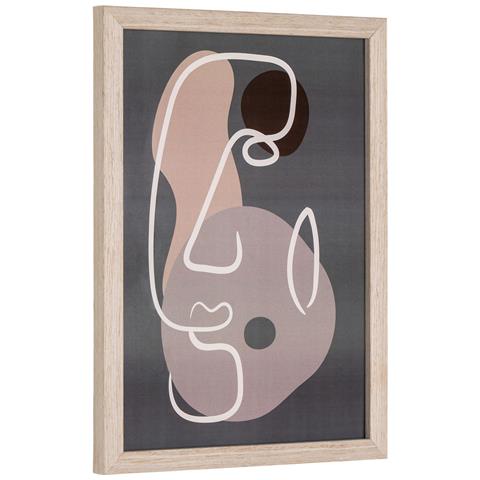 Set 3 Cornici Madison Con Stampe Line Art In Toni Naturali 21x30 Cm - Foto 8