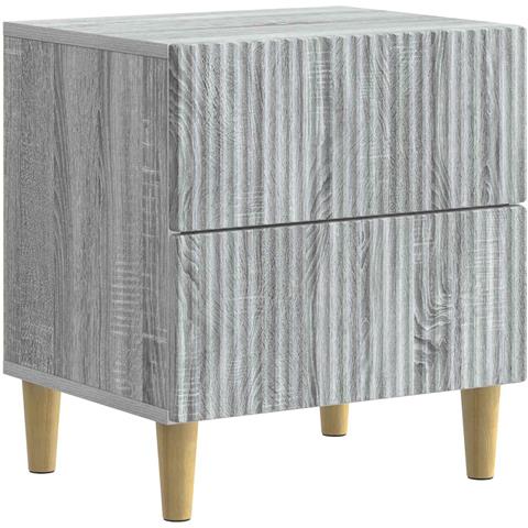 Armadio da Notte con cassetto Grigio Sonoma 43 x 34,5 x 48 cm - Foto 1