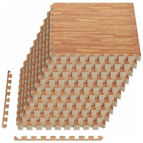 Tappeti 40 pz legno 14,4 m² Schiuma EVA - Foto 1