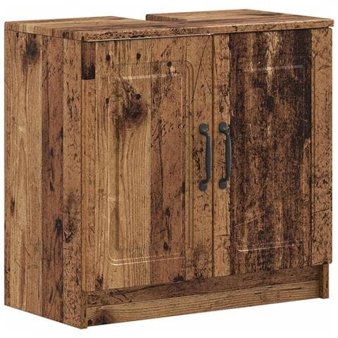 Armadio per Lavabo da Bagno UTRECHT Legno antico - Foto 1