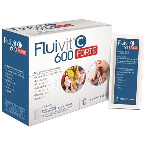 Fluivit C 600 Forte 14 Bustine - Foto 1
