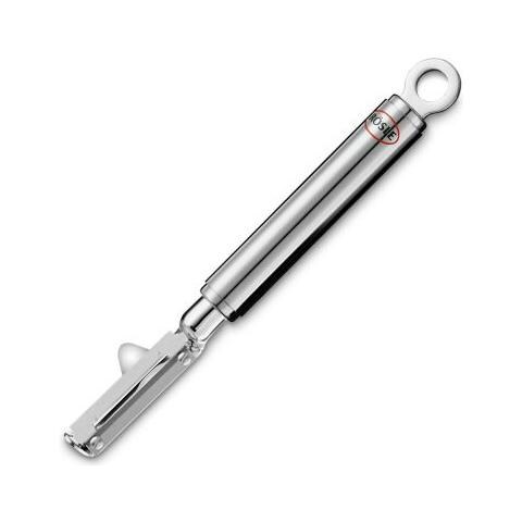 Pelapatate con lama oscillante fine 19 cm con manico tondo per mancini - Foto 2