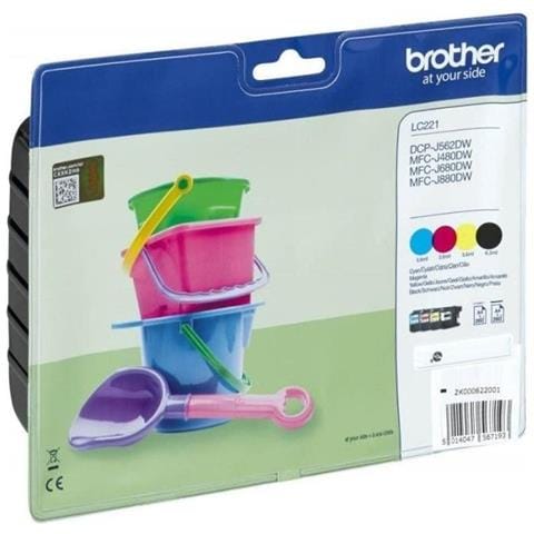 Cartuccia 4 colori (bk / c / m / y) blister per mfc-j480dw / 562dw / 680dw - Foto 3
