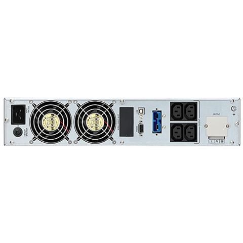 Gruppo di Continuità UPS E3 Pro 3000VA 2700W 4 Prese IEC 2U Nero - Foto 4