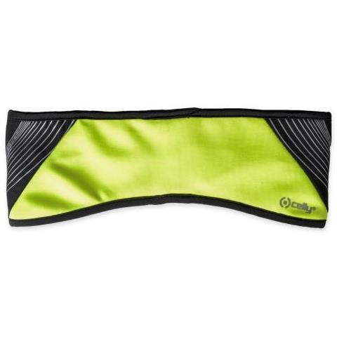 Kit Sport Guanti Touch Screen + Fascia Sportiva con Auricolari Stereo Integrati Nero / Giallo - Foto 2