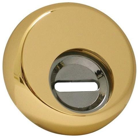 Defender Bocchetta Protezione Antitrapano Disec Cilindro Fastup Round Ottone - Foto 5