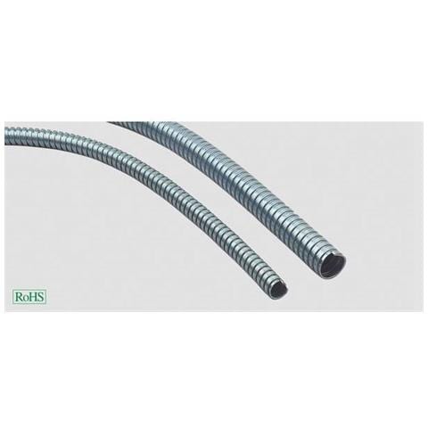 Tubo Di Protezione In Metallo Argento 8 Mm Typ Spr-as Ad10 50 M - Foto 1