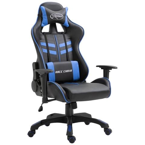 Sedia Da Gaming Blu In Similpelle - Foto 1