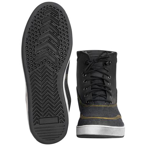 Stivali Scarpe Omologati Ce Moto Motociclismo Protezione Strada Sneaker Nero 41 - Foto 2