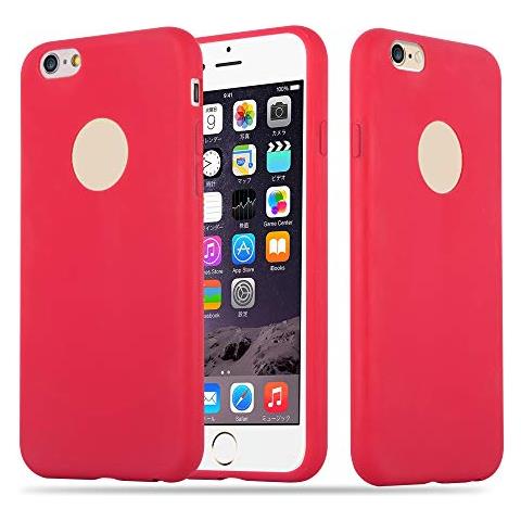 Cadorabo Custodia Compatibile Con Apple Iphone 6 Plus / Iphone 6s Plus In Candy Rosso - Coperchio Protettivo In Silicone Tpu Flessibile - Foto 1