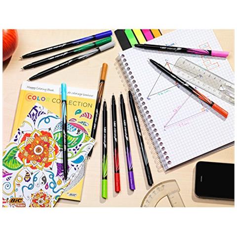 953 034 Intensità Set Di Punta Cannotto 10 In Feltro Di Inchiostro A Base Di Scrittura 04 Millimetri - Foto 2