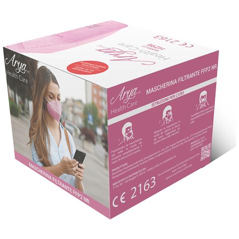 Mascherine Ffp2 Rosa Certificate 25 Pezzi - Protettive E Filtranti - Colore Rosa - Foto 3