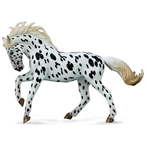 Collect A Horse Life Knabstrupper Black Leopard Mare Toy Figure - Foto 1