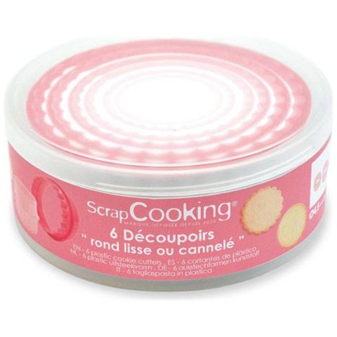 Set Di 6 Frese Tonde In Scatola - Lisce O Scanalate - Foto 1