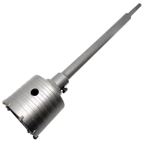 Fresa A Tazza Carotatrice 80 Mm Asta Barra Sds Plus 60 Cm Prolunga Punta Trapano - Foto 1