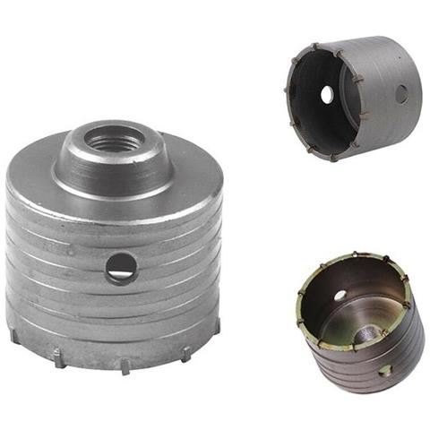 Fresa A Tazza Carotatrice 80 Mm Asta Barra Sds Plus 60 Cm Prolunga Punta Trapano - Foto 2