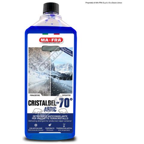 Ma-fra, Cristalbel Artic -70c Liquido, Detergente Anticongelante Per Vaschette Tergicristallo, Azione Sgrassante Anticalcare, Resiste Alle Basse Temperature Senza Congelare - Foto 1