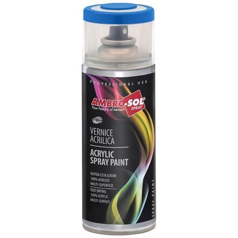 Bomboletta Vernice Spray Brillante Blu Traffico Interni Esterni Universale 400ml - Foto 2