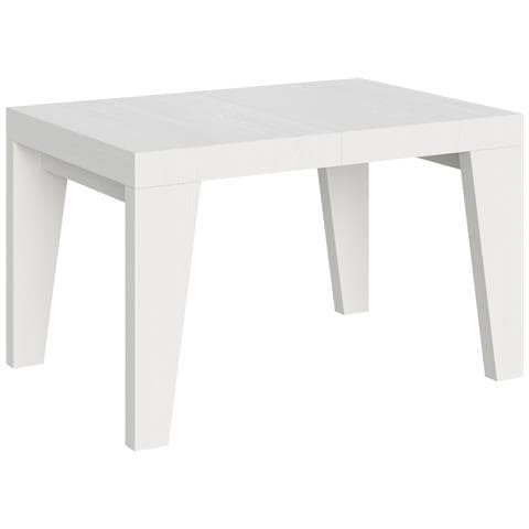 Tavolo Allungabile 90x130/390 Cm Naxy - Bianco Frassino - Foto 6