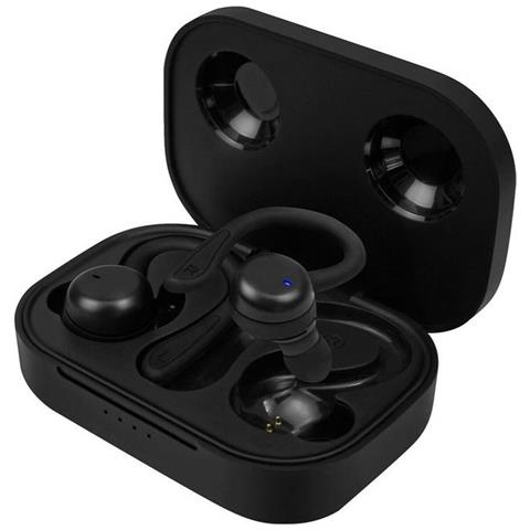 Cuffie Sportive Vivavoce Spartan Bluetooth 5.3, Accessori Intercambiabili Nero - Foto 1