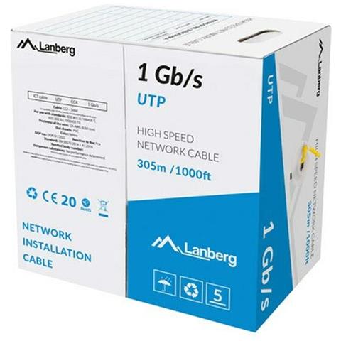Cavo Ethernet Lan Lcu6-10cc-0305-y 305 M - Foto 1