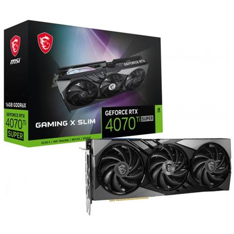 GAMING GeForce RTX 4070 Ti SUPER 16G X SLIM NVIDIA 16 GB GDDR6X - Foto 1