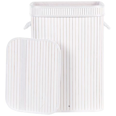 Cestino Kalutara Legno Di Bambù Bianco 72 L - Foto 2