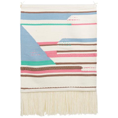 Decorazione Da Parete In Tessuto Moola Cotone 109 Cm Beige Chiaro - Foto 2