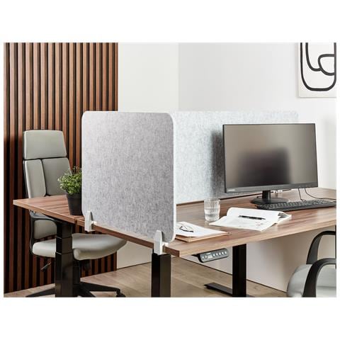 Pannello Divisorio Per Scrivania Grigio 72 X 50 Cm Split - Foto 1