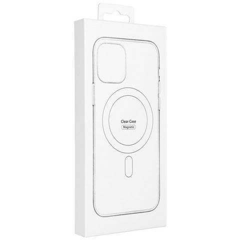 Clear Mag Mid Custodia Tpu Cover Case Compatibile Con Magsafe Per Apple Iphone 12 Pro Max Trasparente - Foto 5