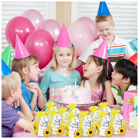 Confezione Da 24 Portachiavi Con Girasole, Regali Per Bomboniere Per Addio Al Nubilato. Bomboniere Nuziali - Foto 2