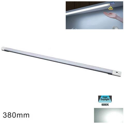 Barra A Led Cucina Armadio Luce Fredda Sensore Movimento Mano Ricaricabile 38cm - Foto 1